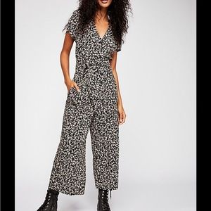 Free People Floral Jumpsuit